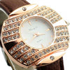 Leather Belt Crystal Women Watch