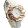 Leather Belt Crystal Women Watch