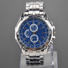 Stainless Steel Sub-Dials Quartz Business Watch