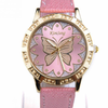 Butterfly Pattern Leather Bracelet Watches